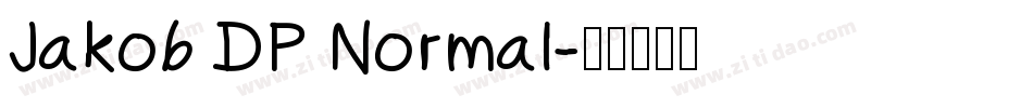 Jakob DP Normal字体转换